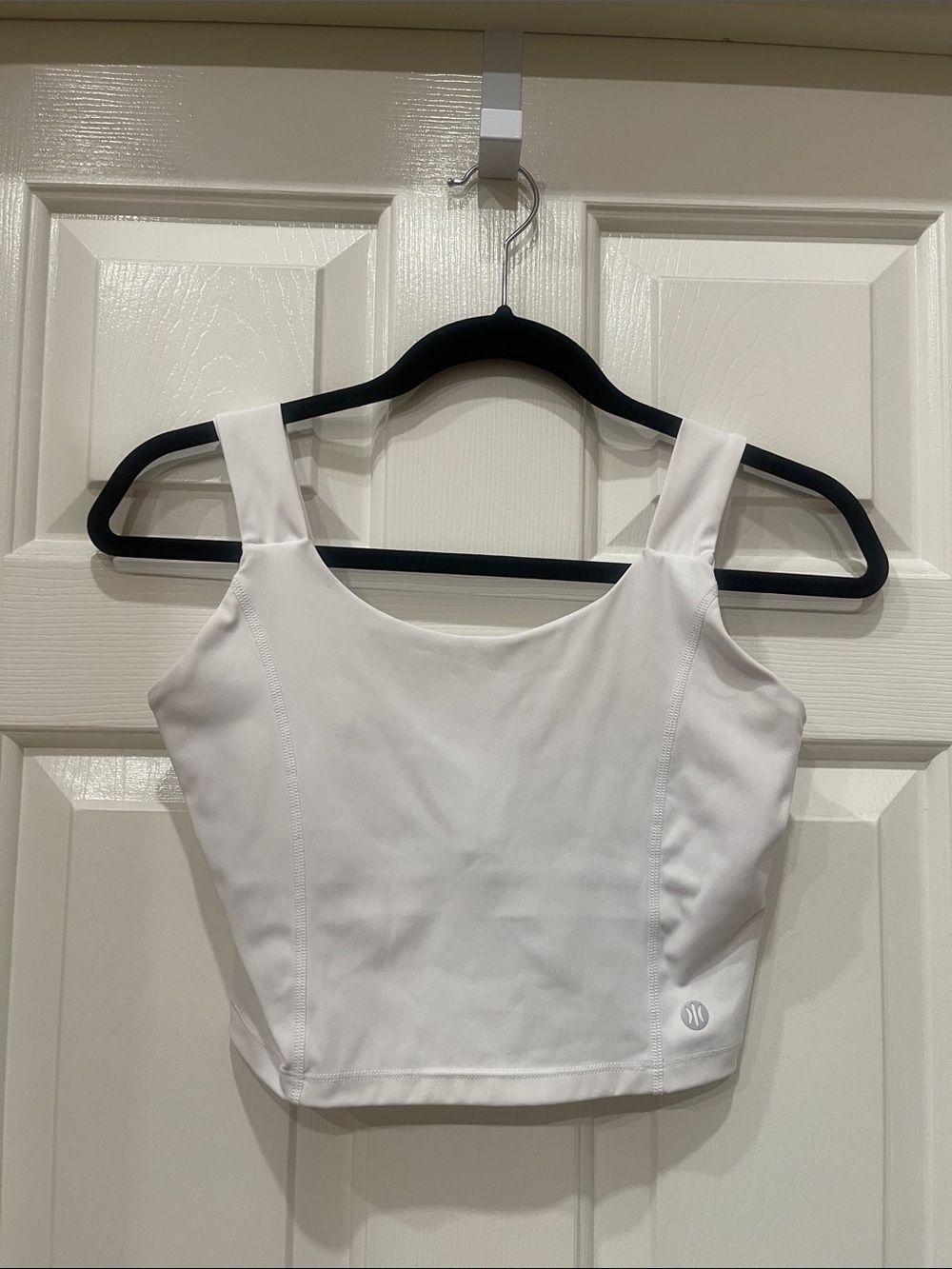 Astoria- White Women's Cropped Workout Tank Top S:L